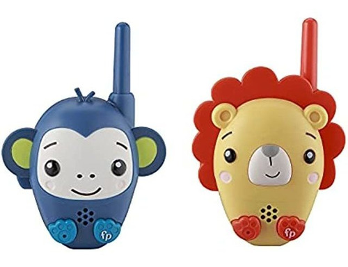 Ekids Fisher Price Walkie Talkies Para Niños, Libre De Está