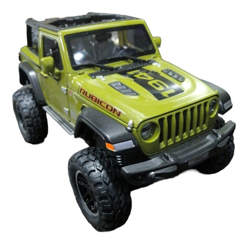  Jeep Metálico Escala 1:24 Puertas Luces Sonidos Colección