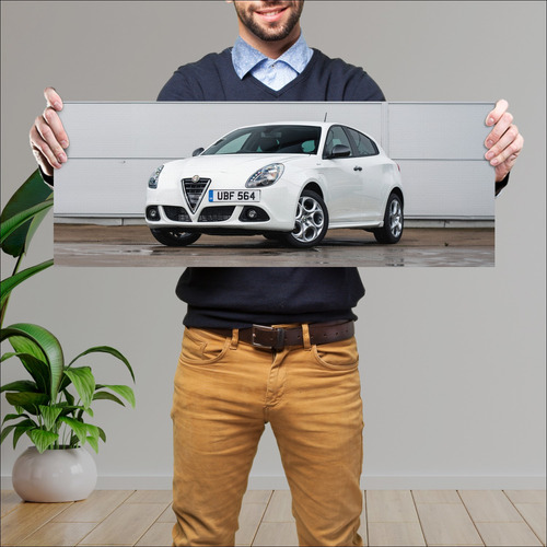 Cuadro 30x80cm Auto 2014 Alfa Romeo Giulietta Sp 326