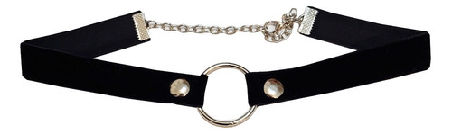 Choker Collar Aro Gargantilla Terciopelo Violeta Negro Rojo