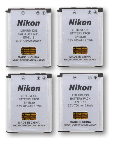 (4) Baterias Mod. 76725 Para Nik0n Coolpix S6400 