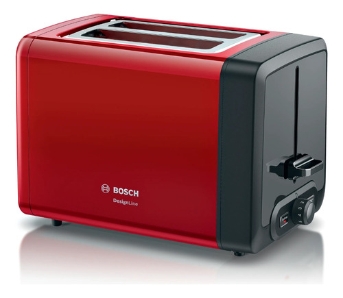 Tostador Bosch Tat4p424 Designline Rojo