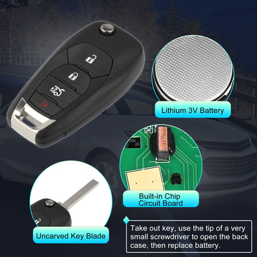Llave Control Remoto For Chevrolet Cruze 2016-2019