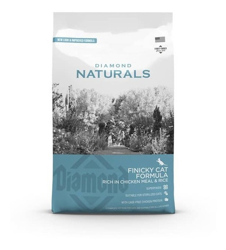 Alimento Diamond Naturals Gato Adulto Finicky 7,5kg Mascotas