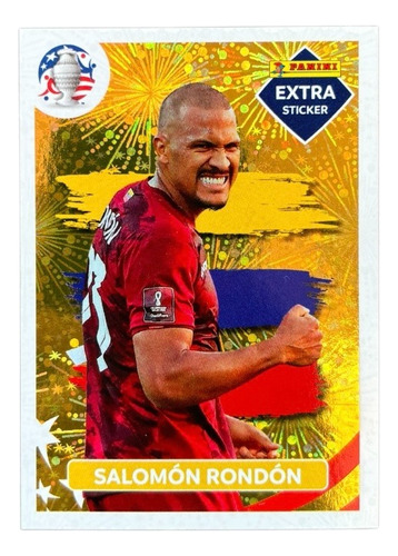 Lámina Extra Sticker Gold Salomón Rondón Copa América 2024