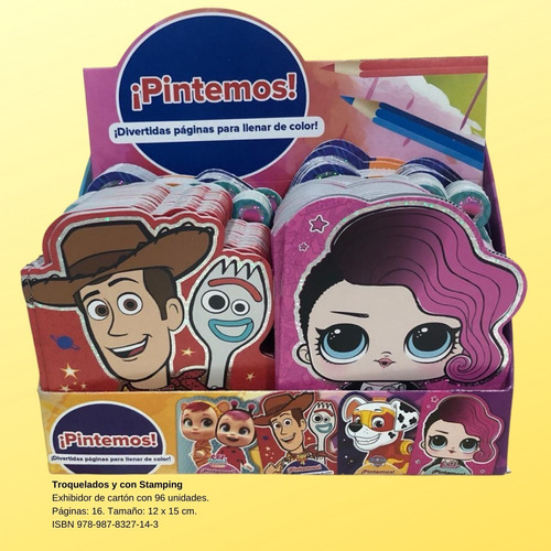 4 Libros P Colorear. Baby Cry, Lol, Paw Patrol Y Toy Story 4