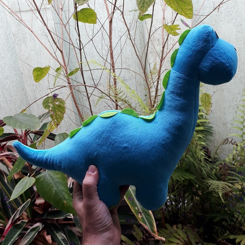Dinossauro Dino Pelúcia 32cm Comprimento Decoração Presente