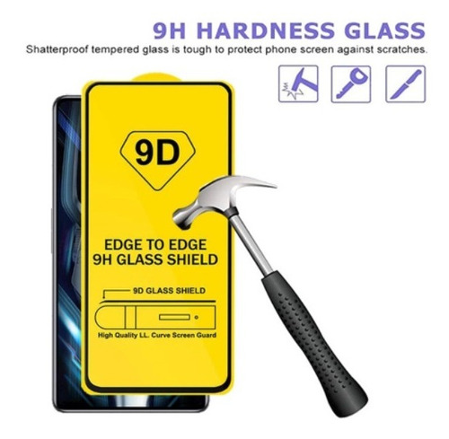 Kit 3 Películas De Vidro Temp Full Glue 9d Xiaomi Poco F4 Gt