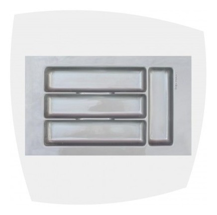 Imagen 2 de 3 de Cubiertero Organizador Nro.1 De 30x50 Plastico Aluminio