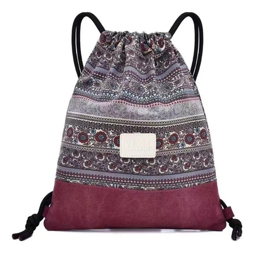 -mochila Bohemia Con Cordón Para Mujer Para Viajes, Gimnasio