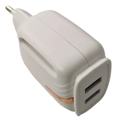 Cargador De Pared Para Micro Usb V8, 2 Usb, Solma Slch226