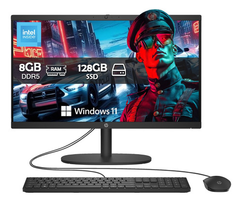 All In One Hp 22 Intel Celeron N100 128gb 8gb Ram Ddr5 W11h (Reacondicionado)
