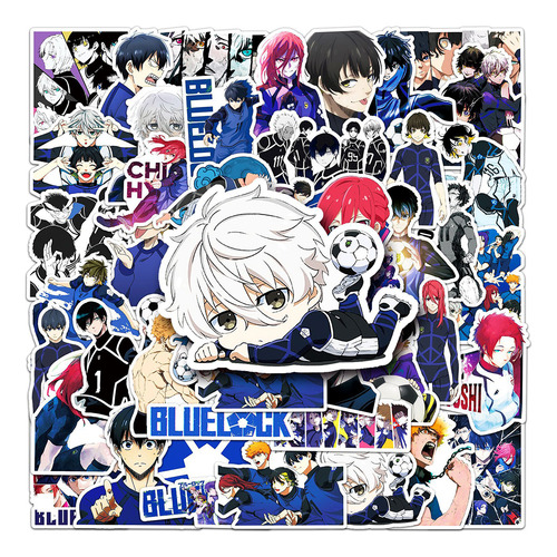 Pegatinas Con Candado Azules Geniales De Nagi Bachira, 10/30