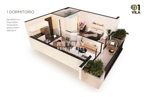 Apartamento En Venta De 1 Dormitorio En Parque Batlle (ref: Ast-2687)