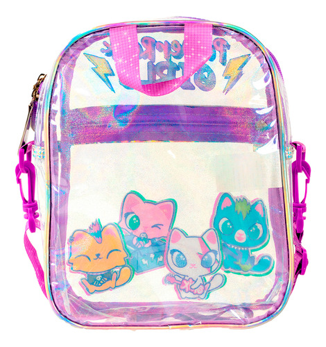 Crossbody Transparente, Onix, Misty Rock