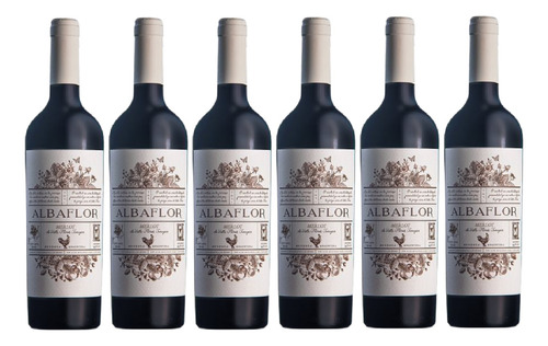 Caja X 6 - Albaflor Merlot ( Los Chacayes - Los Árboles )