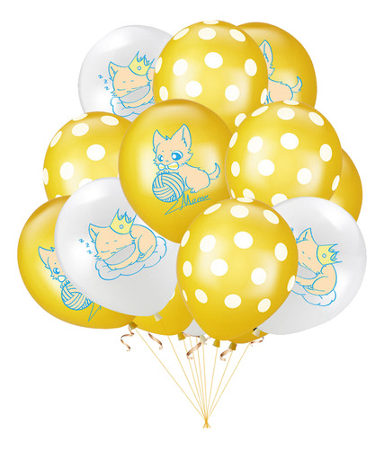 Globos De Cumpleaños Para Mascotas Con Dibujos Animados Para