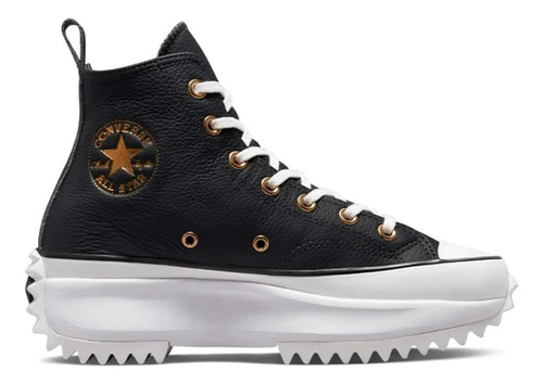 Botitas Converse Plataforma Modelo Run Star Hyke Negras