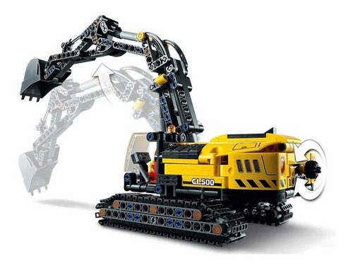 Imagem 2 de 10 de Lego Technic 2 Em 1 - Escavadeira Para Trabalhos Pesados