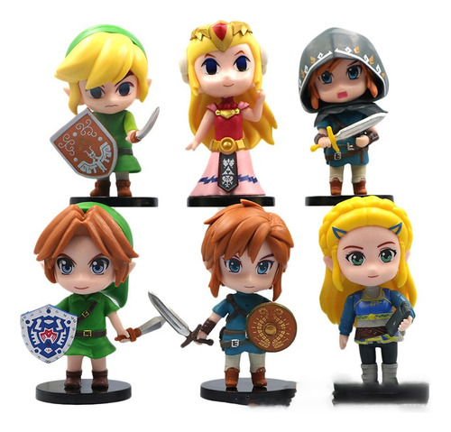 6 Piezas The Legend Of Zelda Modelo Figura Juguete