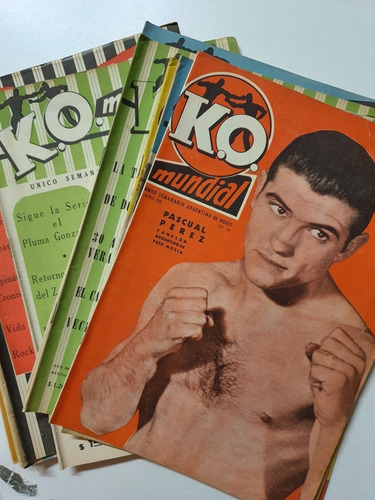 10 Revistas Ko Mundial Numeros 81 Al 90-año 1954-boxeo