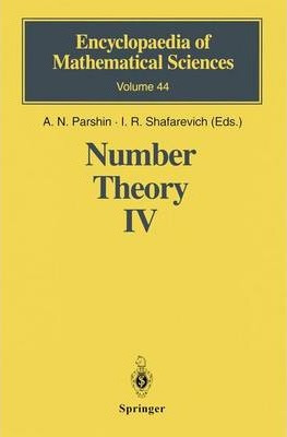 Libro Number Theory Iv : Transcendental Numbers - N. Kobl...