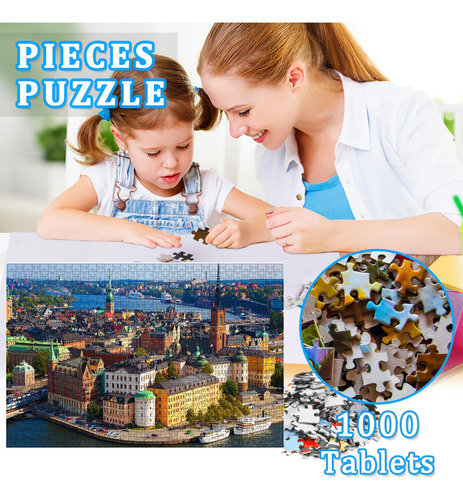 Juego De Rompecabezas Grande Z Puzzles De 1000 Piezas, Jugue