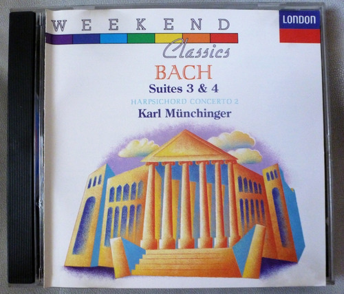 Bach Orchestral Suites 3 Y4 Etc Karl Munchinger Cd (j) 