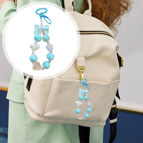 Llavero Con Pulsera De Flores Con Cuentas Llavero Con Cuenta