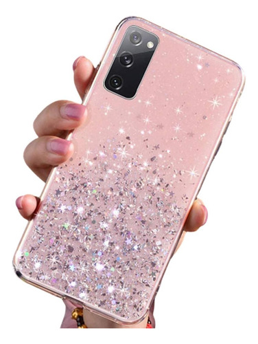 Funda Samsung Galaxy S20 Fe Glitter Pink