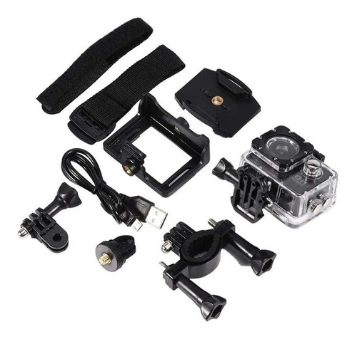 Camara Deportiva Ultra Hd Sumergible Tipo Go Pro + Regalo Sd