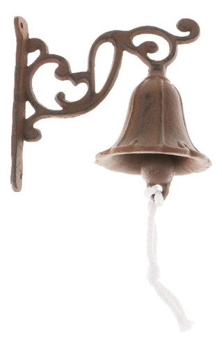 Campana De Puerta De Hierro Montada En La Pared 14*13.5cm