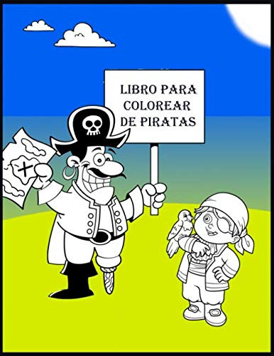 Libro Para Colorear De Piratas: Barco Pirata Cofres De Oro P