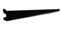 Comprar Pack X 10 Mensula Para Riel Doble Enganche 27cm Negras!