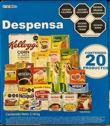Despensa Básica 20 Pzs Sams
