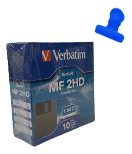 Diskettes Verbatim Caja X 10 Unidades Mf 2hd 1.44mb