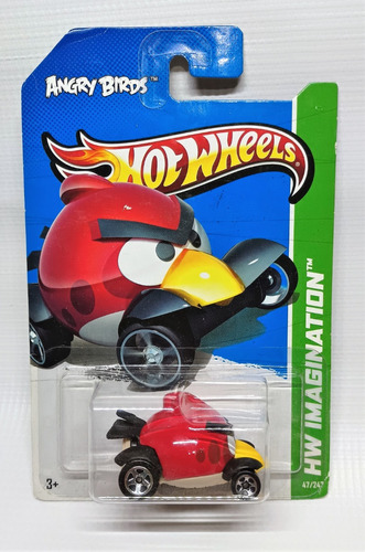 Hot Wheels Angry Birds Red Bird 2012 Rojo Hw Imagination