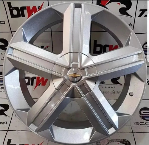 Rodas Aro 17 Astra Gsi Tala 7 4x100 Brw 180 (jogo) + Bicos Cor Prata