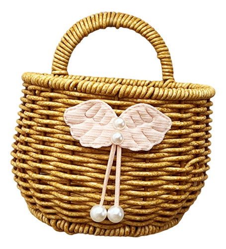 Cesta De Almacenamiento Colgante Imitación De 14x10x14cm
