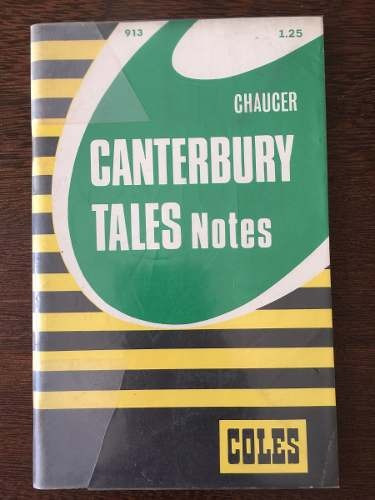 Notes On Chaucer's Canterbury Tales
