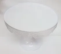 Comprar Bandeja Torta Alzada Metal 27 Cm Plato Posatorta Candy Bar