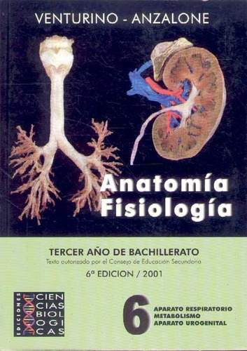 Anatomía Fisiología 6 3er Año De Bachillerato / Enviamos