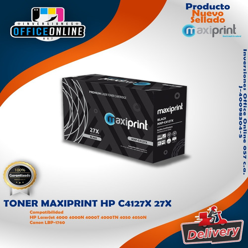 Toner Maxiprint Hp C4127x 27x