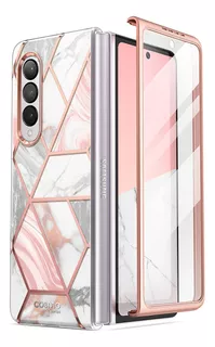 Funda Para Samsung Galaxy Z Fold 3 5g - Marmol Rosa
