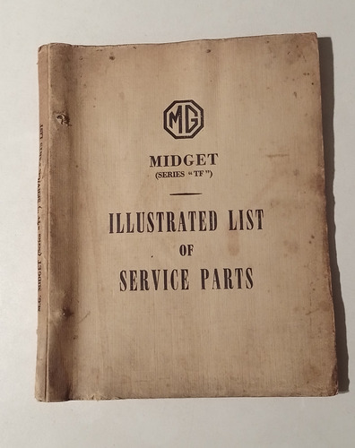 Catalogo Despiece Mg Midget Series Tf 1954