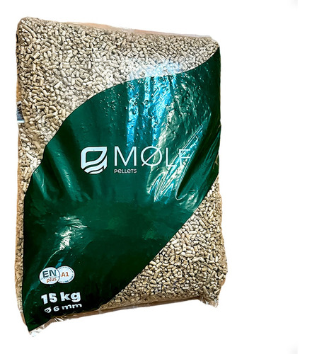 Pellet De Madera Puro Pino Calidad Premium Bolsas 15 Kg Otec