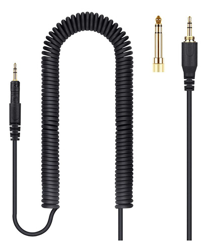 Audio Technica Curl Cord 3m M50xbl Cable En Espiral