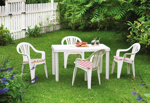 Imagen 5 de 10 de Mesa De Plástico Rectangular 120 X 70 - Patas Desmontables!!
