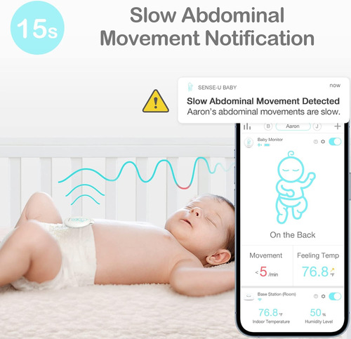 Sense-u Smart Baby Monitor 3: Real-time Notifications