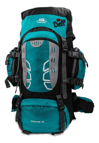 Morral Maleta Mochila Camping 75 Lts Kdn/impermeable/viajes